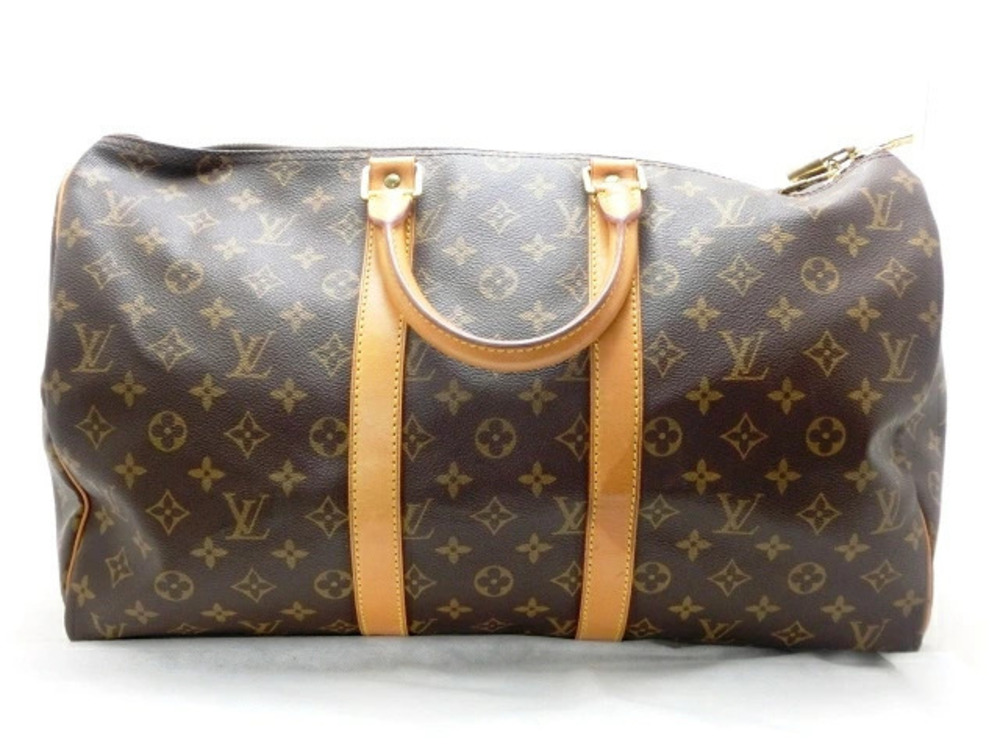LOUIS VUITTON Keepall Boston Bag Monogram